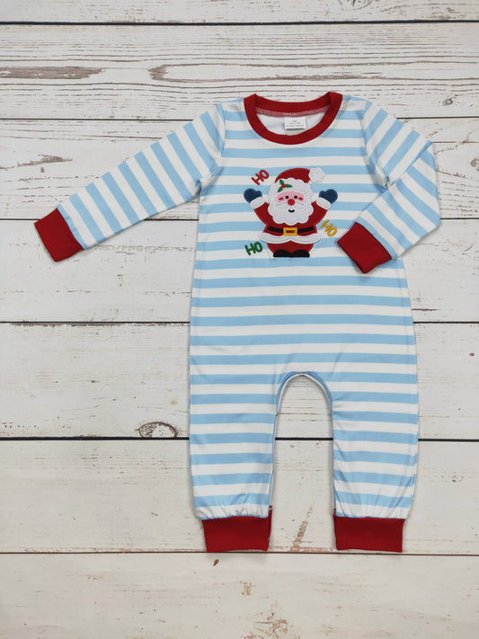 Boy Santa Appliqué Christmas Romper